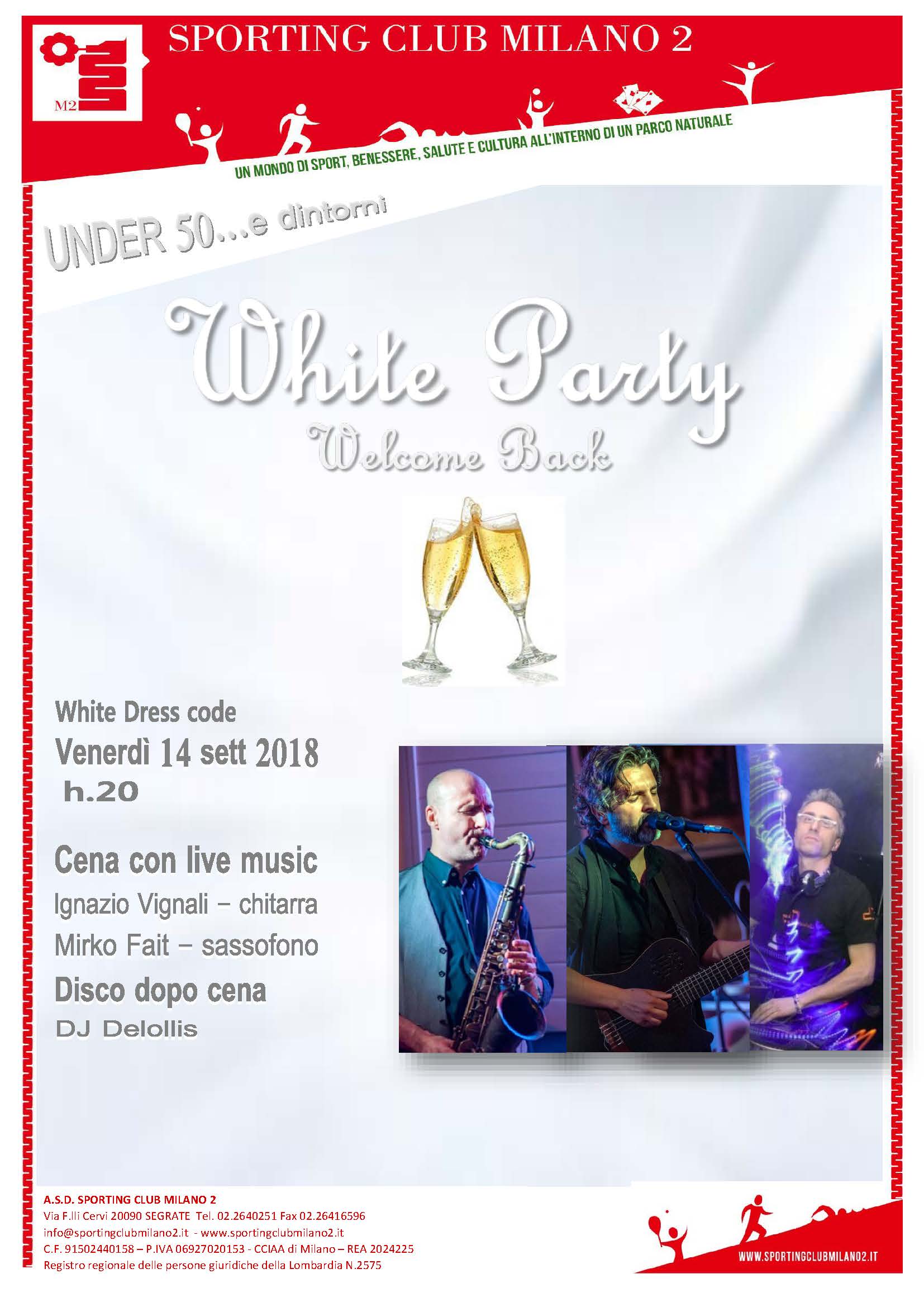 Welcome Back “Under 50 …e dintorni” 