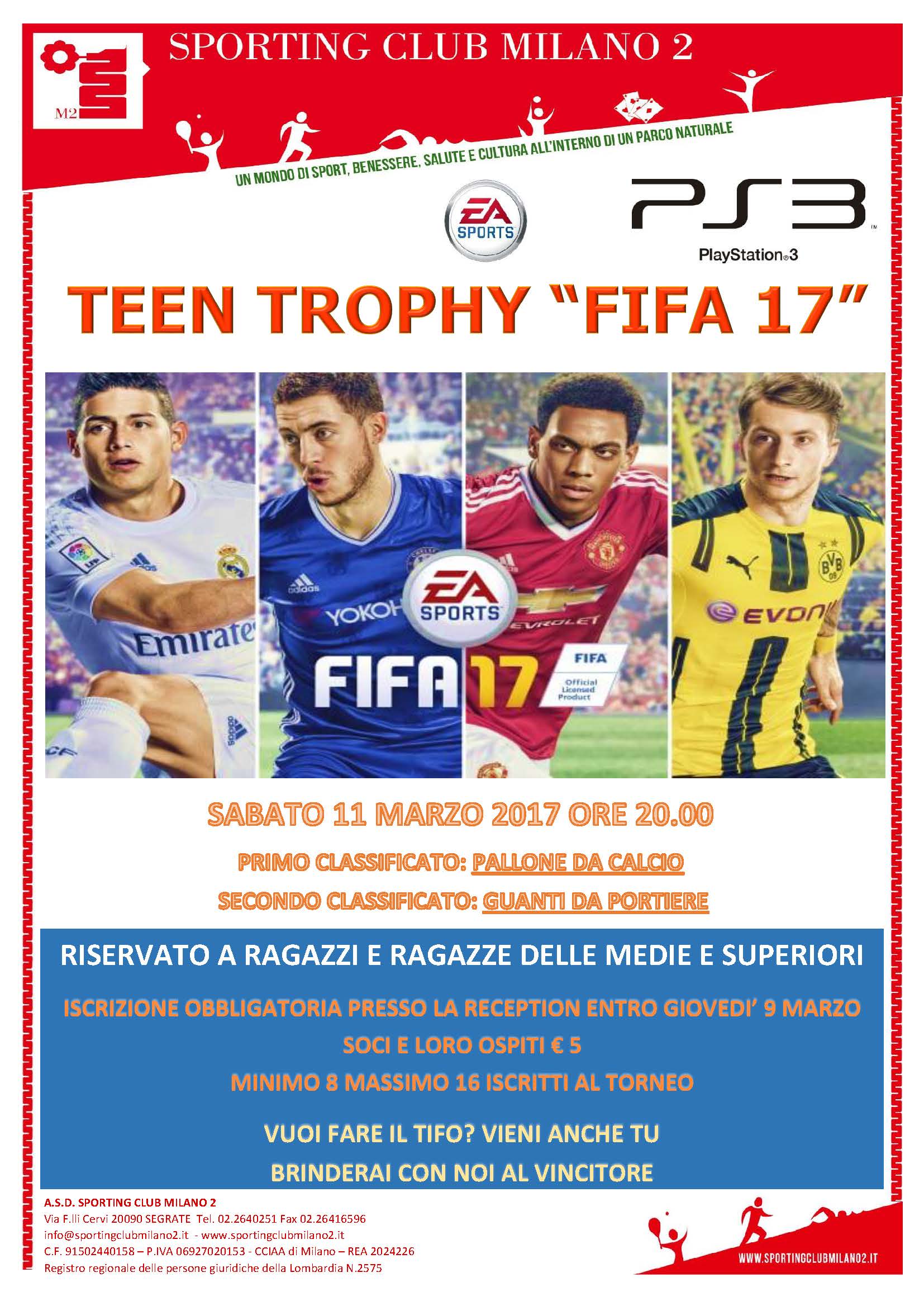 TEEN TROPHY “FIFA 17”